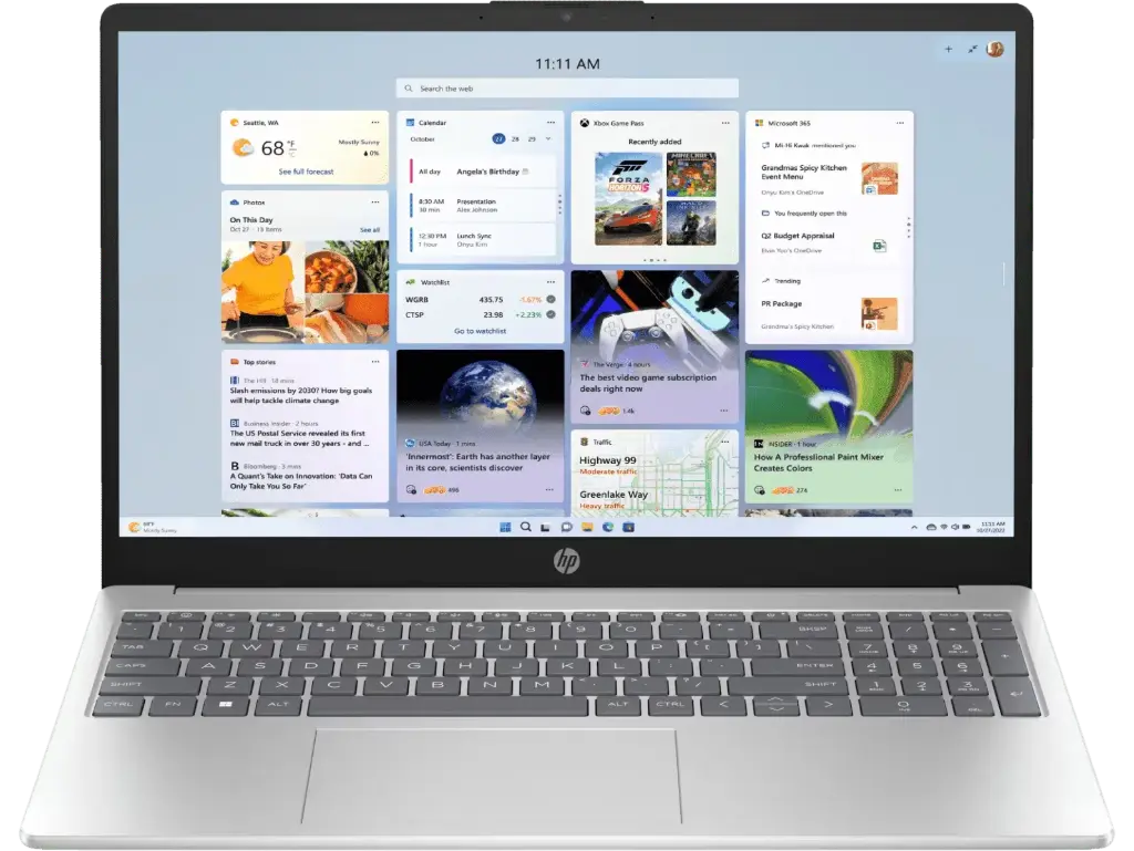 HP Laptop 39.6 cm (15.6) 15-fd0624TU, Silver