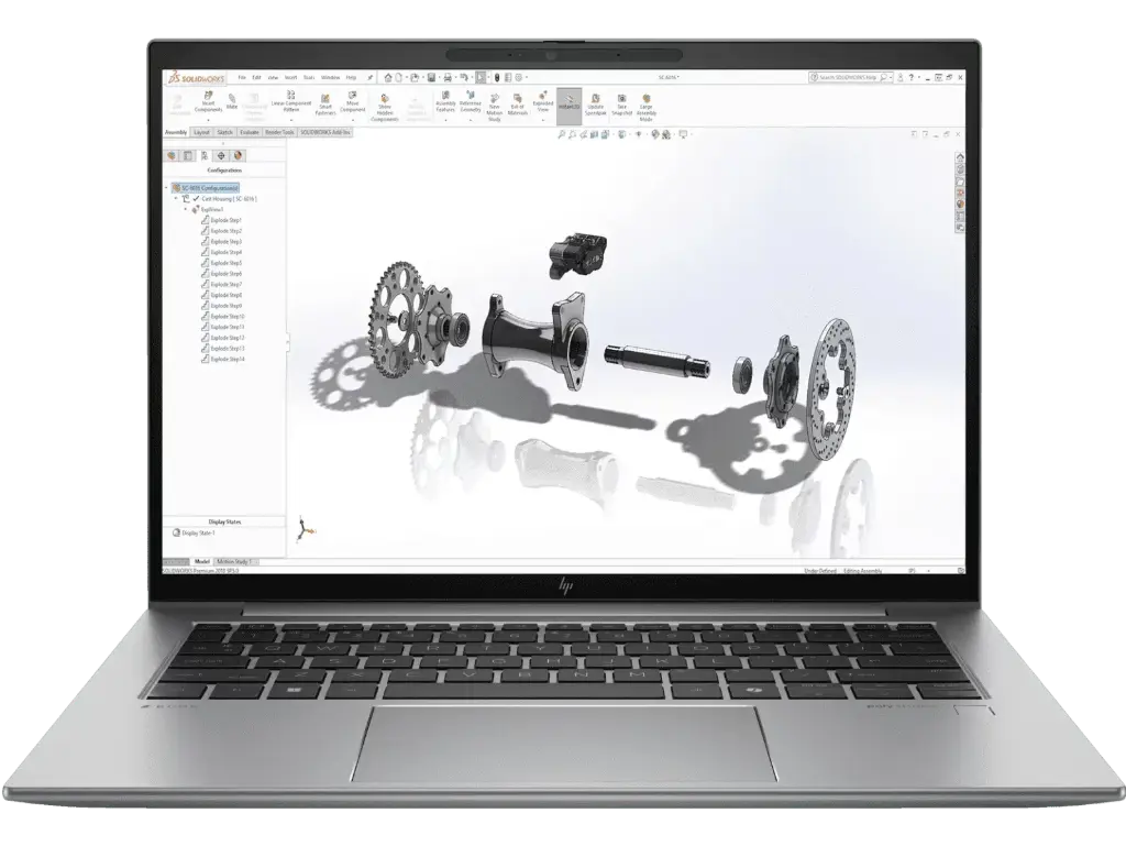 HP ZBook Firefly 35.6 cm (14) G11 Mobile Workstation PC, Silver 