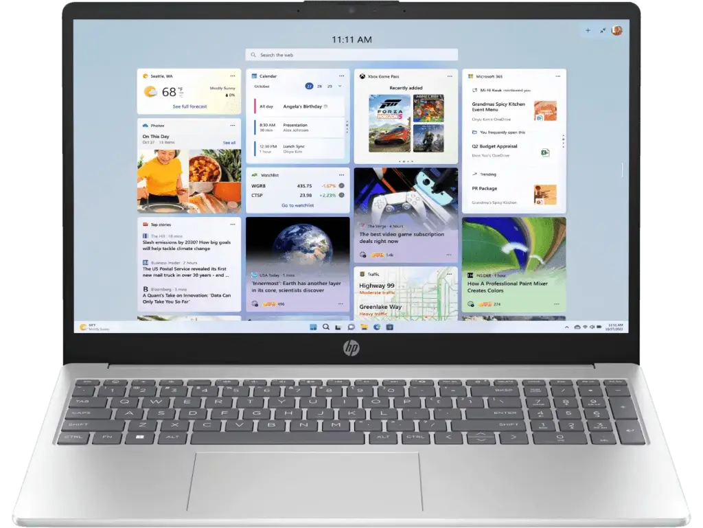 HP Laptop 39.6 cm (15.6) 15-fd1458TU, Silver 