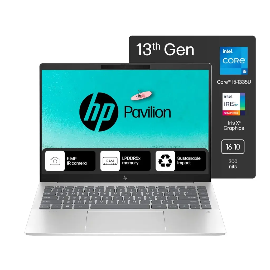 HP Pavilion Plus 35.6 cm (14) Laptop 14-ew0107TU, Silver 