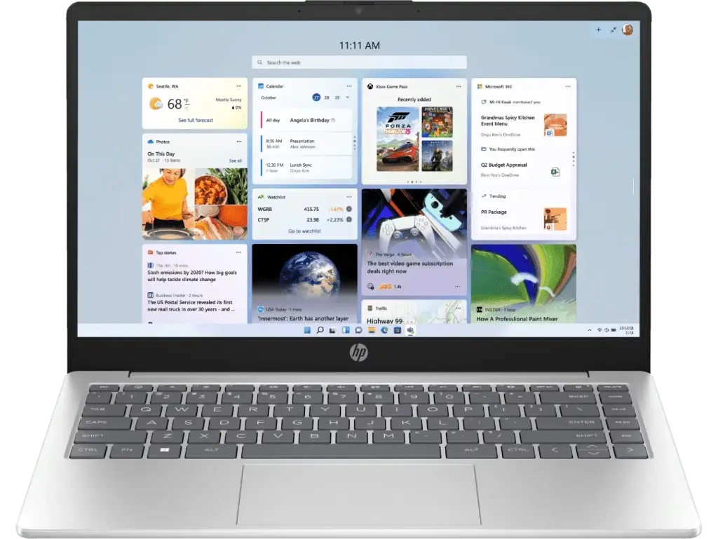 HP Laptop 14-gr1036TU , Silver 