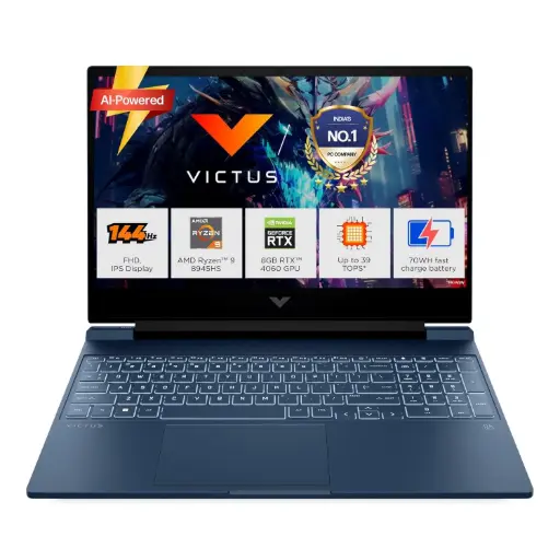 HP Victus 39.6cm (15.6) Gaming Laptop 15-fb3025AX, Blue (2025)