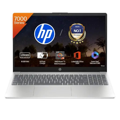HP Laptop 39.6 cm (15.6) 15-fc0690AU, Silver 